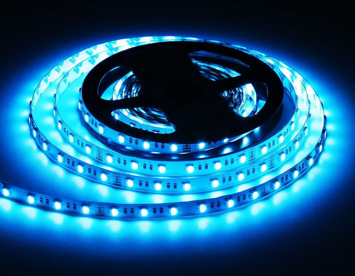 фото светодиодная лента ambrella light 10w/m 60led/m 5050smd rgbw+теплый белый 5m gs4401 | 220svet.ru