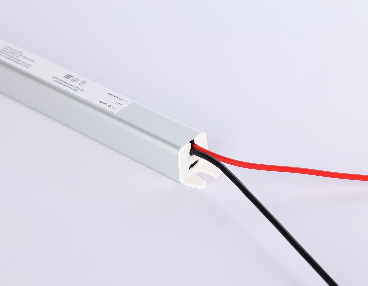 фото блок питания ультратонкий для светодиодной ленты ambrella light 36w ip20 3a gs8603 | 220svet.ru