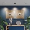 Миниатюра фото встраиваемый светильник novotech morus 371002 черный | 220svet.ru