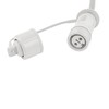 Миниатюра фото провод-разветвитель для гирлянд uniel ucx-f90 s2/0.4m/wh ul-00013232 | 220svet.ru