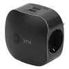 Миниатюра фото сетевой разветвитель эра 2xusb sp-3e-usb-black б0046364 | 220svet.ru
