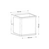 Миниатюра фото уличный настенный светильник italline it3007b | 220svet.ru