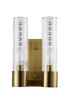 Миниатюра фото бра crystal lux otono ap2 brass/transparente | 220svet.ru