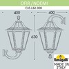 Миниатюра фото светильник уличный настенный fumagalli ofir/noemi e35.132.000.wyh27 | 220svet.ru