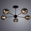 Миниатюра фото потолочная люстра arte lamp lagos a2708pl-5bk | 220svet.ru