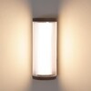 Миниатюра фото настенный светильник светодиодный odeon light cortena 7180/12wl коричневый | 220svet.ru