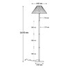 Миниатюра фото торшер uniel uml-t522 e27 copper/white ul-00012408 | 220svet.ru