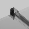 Миниатюра фото скоба регулируемая для накладного шинопровода maytoni accessories for tracks gravity tra010hcb | 220svet.ru