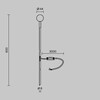 Миниатюра фото ландшафтный светильник maytoni shin o523fl-l2pt3k | 220svet.ru
