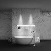 Миниатюра фото встраиваемый светильник светодиодный maytoni dip dl124-10w-3k-trs-b | 220svet.ru