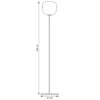 Миниатюра фото торшер lightstar grazia 608716 белый/матовый | 220svet.ru
