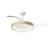 Миниатюра фото люстра-вентилятор mantra niseko fan l 9058 | 220svet.ru