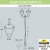 Миниатюра фото парковый фонарь fumagalli nebo ofir/simon 2l  u33.202.r20.byh27 | 220svet.ru