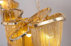 Миниатюра фото подвесная люстра delight collection ac3029-16 gold | 220svet.ru