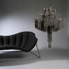 Миниатюра фото подвесная люстра loft it stream 10208/1000 gunmetal | 220svet.ru