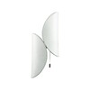 Миниатюра фото настенный светильник odeon light silk 7067/2w белый | 220svet.ru