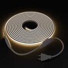 Миниатюра фото влагозащищенная лента apeyron 11w/m 288led/m cob белый 5m 10-105 | 220svet.ru