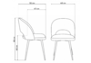 Миниатюра фото стул поворотный на металлокаркасе woodville курбис 360 латте (zd 290) / золотой 642936 | 220svet.ru