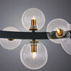 Миниатюра фото подвесная люстра arte lamp vincent a7790sp-24bk | 220svet.ru