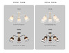 Миниатюра фото потолочная люстра на штанге ambrella light traditional tr4737 | 220svet.ru
