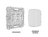 Миниатюра фото выключатель 2-клавишный перекрестного ambrella volt quant omega mo803030 | 220svet.ru