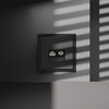 Миниатюра фото розетка телевизионная встраиваемая tv+rj45 кат. 6 voltum s70 vls060708 (черный матовый) | 220svet.ru