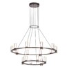 Миниатюра фото подвесная люстра odeon light defance 7143/110l черный | 220svet.ru