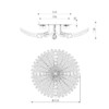 Миниатюра фото потолочная люстра eurosvet flowers 101015/10 | 220svet.ru