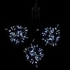 Миниатюра фото комплект 3 белых нити по 20м, 600 led, провод черный пвх, ip54 ltc kdd600-11-1w | 220svet.ru