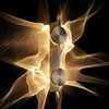 Миниатюра фото настенный светильник loft it flame 10452/2w nickel | 220svet.ru