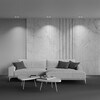 Миниатюра фото встраиваемый светильник maytoni gyps modern dl123-gu10-02-w | 220svet.ru