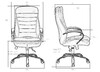 Миниатюра фото офисное кресло для руководителей dobrin lyndon lmr-108bl_m_el-white-13006 | 220svet.ru