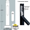 Миниатюра фото парковый столб fumagalli ektor 4000 000.372.000.a0 | 220svet.ru