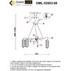 Миниатюра фото подвесная люстра omnilux oml-52803-08 | 220svet.ru