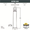 Миниатюра фото садовый светильник-столбик fumagalli ester 800 ds1.564.000.wxd1l | 220svet.ru