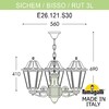 Миниатюра фото подвесной уличный светильник fumagalli sichem/rut 3l e26.120.s30.aye27 | 220svet.ru