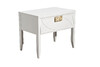 Миниатюра фото тумба прикроватная бежевая 1 ящик garda decor 151sv-000010 | 220svet.ru