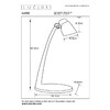Миниатюра фото настольная светодиодная лампа lucide ludo 18660/05/30 | 220svet.ru