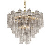 Миниатюра фото подвесная люстра delight collection owd2093-d75 gold/smoky | 220svet.ru
