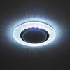 Миниатюра фото светильник встраиваемый cо светодиодной подсветкой эра dk ld53 wh под лампу gx53 белый б0057475 | 220svet.ru