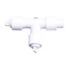 Миниатюра фото соединитель т-образный для гирлянд uniel utc-f90 y3 white ul-00013229 | 220svet.ru