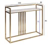 Миниатюра фото консоль garda decor 47ed-182kons-zol | 220svet.ru