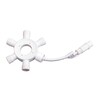 Миниатюра фото соединитель для гирлянд uniel utc-f90 y6 white ul-00013231 | 220svet.ru