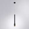Миниатюра фото подвесной светодиодный светильник arte lamp kraz a2307sp-1bk | 220svet.ru