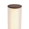 Миниатюра фото уличный светильник светодиодный odeon light cortena 7180/18gl коричневый | 220svet.ru