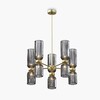 Миниатюра фото потолочная люстра на штанге maytoni antic mod302pl-10gr | 220svet.ru