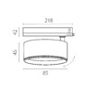 Миниатюра фото трековый трехфазный светильник 15w lightstar alta pro a5536triac | 220svet.ru