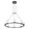 Миниатюра фото подвесная люстра светодиодная odeon light defance 7143/55l черный | 220svet.ru