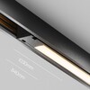 Миниатюра фото трековый низковольтный светильник maytoni basis exility x tr240-4-18wtw-dsz-b | 220svet.ru