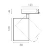 Миниатюра фото трековый трехфазный светильник 30w lightstar alta base a5337qt | 220svet.ru